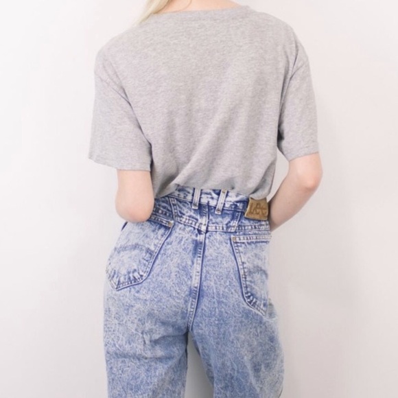 Lee Denim - Lee Vintage Acid Wash High Waist Mom Jeans
